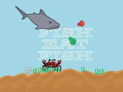 Play Fish eat fish 2 player - Free Online Game