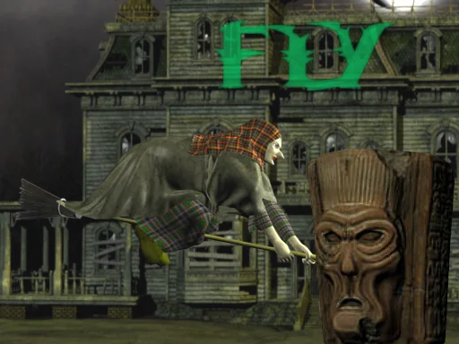 Play flappy-tiny-witch - Free Online Game