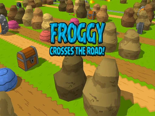 Play froggy-crosses-the-road - Free Online Game