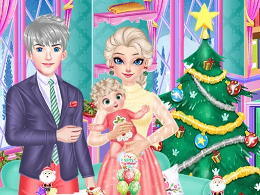Frozen Family Christmas Preparation - Play Free Game