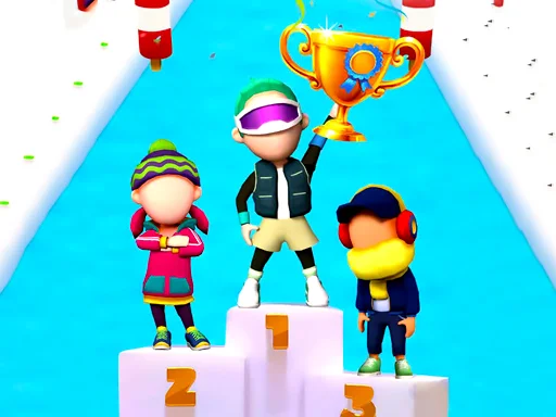 Play fun-race-on-ice - Free Online Game