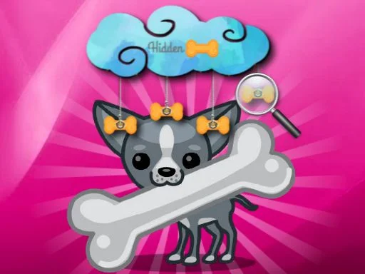 Play Funny Dog: Hidden Bones - Free Online Game