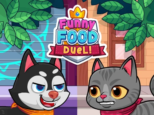 Play Funny Food Duel - Free Online Game