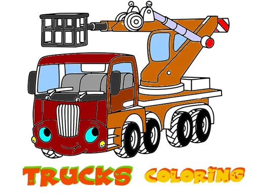 Play funny-trucks-coloring - Free Online Game
