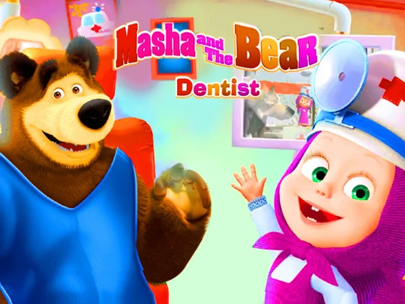 Play girl-and-the-bear-dentist-game - Free Online Game