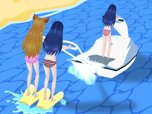 Play Girl Surfer 3D - Free Online Game