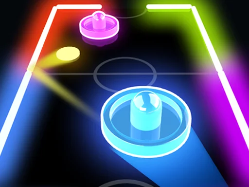 Play glow-hockey-hd - Free Online Game