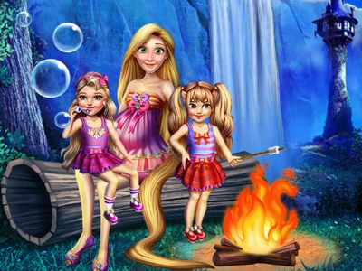 Gorgeous Twins Spring Camp - Play Free Game