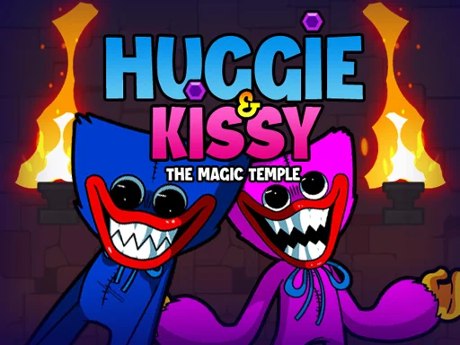 Huggie & Kissy The Magic Temple - Play Free Game