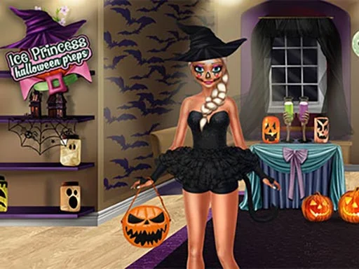 Play Ice Queen Halloween Party - Free Online Game