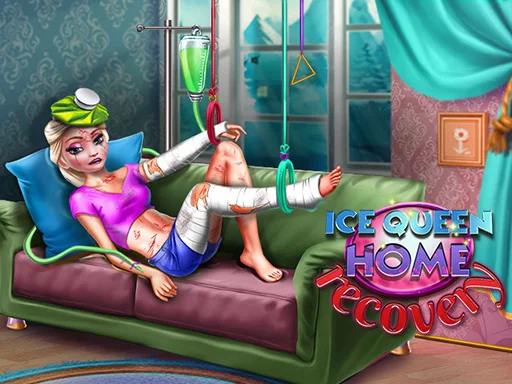 Play ice-queen-home-recovery - Free Online Game