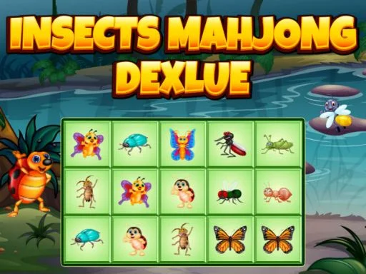 Play Insects Mahjong Deluxe - Free Online Game