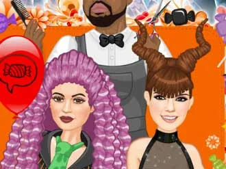 Jenner Sisters Spooky Hairstyles - Play Free Game