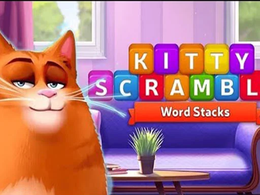 Play kitty-scramble-stack-word - Free Online Game