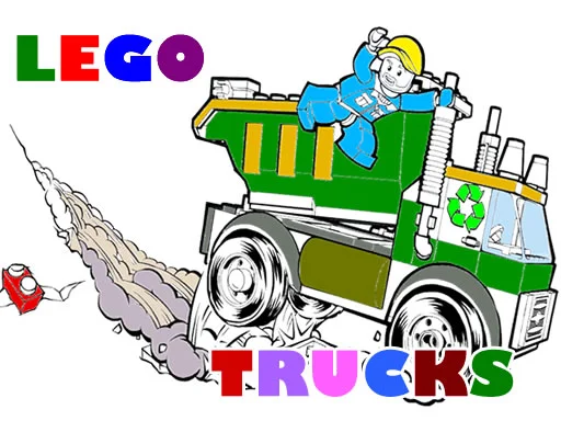 Play lego-trucks-coloring - Free Online Game