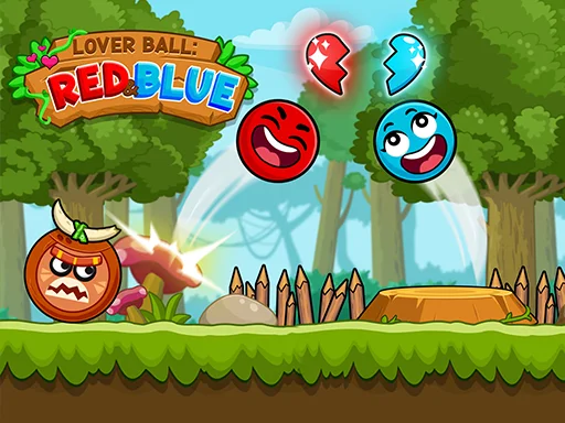 Play lover-ball-red-blue - Free Online Game