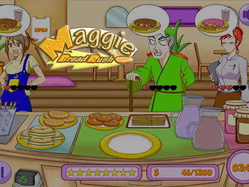 Play maggie-bread-rush - Free Online Game