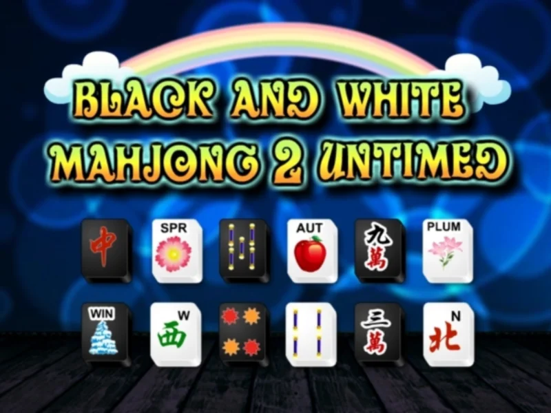 Play mahjong-black-white-2-untimed - Free Online Game