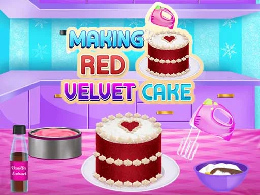 Play making-red-velvet-cake - Free Online Game