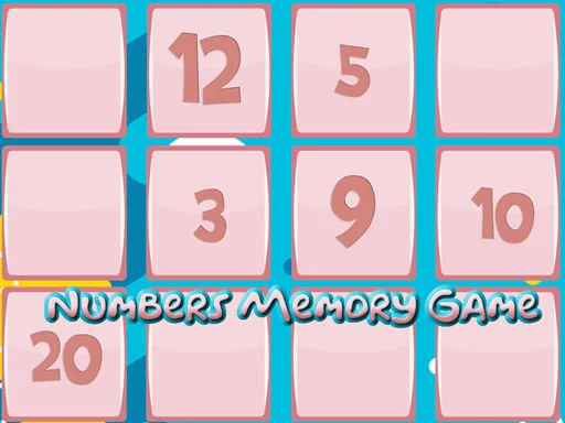 Memory Game With Numbers - Play Free Game