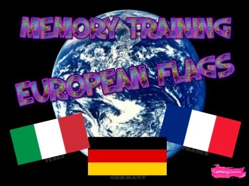 Play memory-training-european-flags - Free Online Game