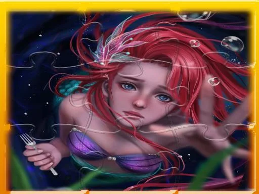 Mermaid Ariel Princess Jigsaw Puzzle - Play Free Game