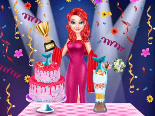 Mermaid Cake Cooking Design - Play Free Game