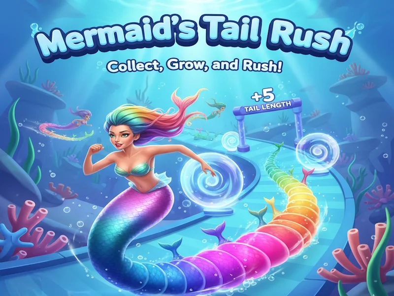 Mermaid's Tail Rush - Play Free Game