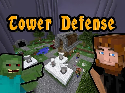 Play minecraft-tower-defense - Free Online Game
