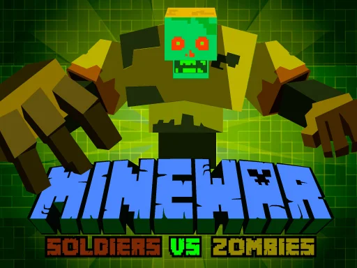 Play Minewar Soldiers vs Zombies - Free Online Game