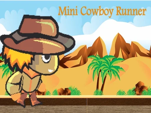 Play Mini cowboy runner - Free Online Game