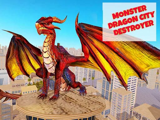 Monster Dragon City Destroyer - Play Free Game