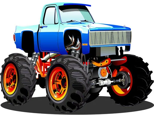 Play Monster Truck Puzzle - Free Online Game