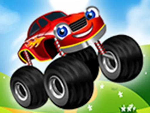 Play monster-trucks-kids-racing - Free Online Game