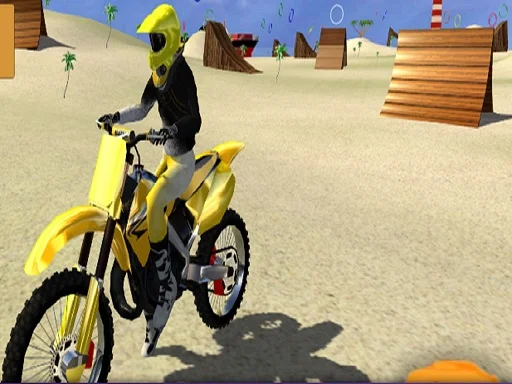 Motorcycle Beach Stunt - Play Free Game