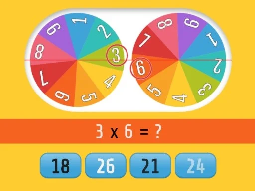 Multiplication Roulette - Play Free Game