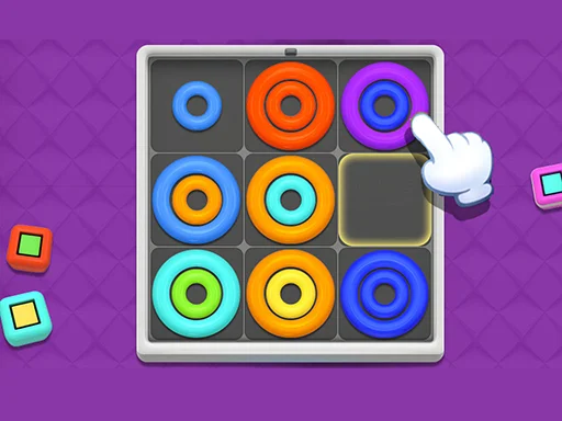 Play Neon Circles & Color Sort - Free Online Game