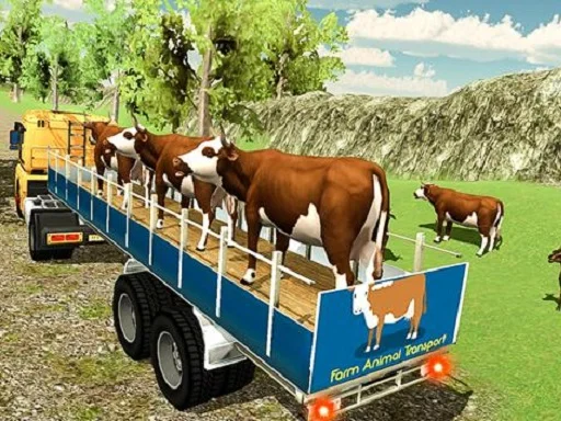 Play offroad-animal-truck-transport - Free Online Game