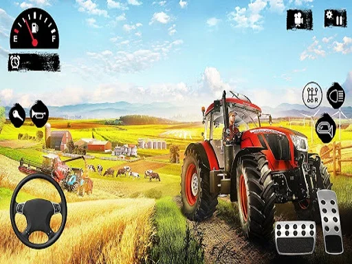Play offroad-tractor-farming-simulator-2022-cargo-drive - Free Online Game