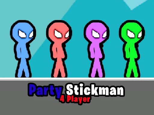 Party Stickman 4 Player - Play Free Game