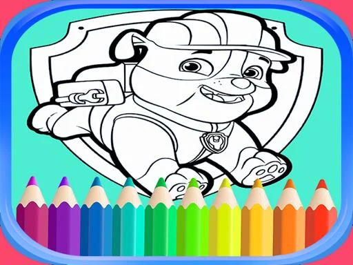 Play paw-patrol-coloring-book - Free Online Game