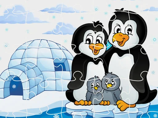 Play penguins-jigsaw - Free Online Game