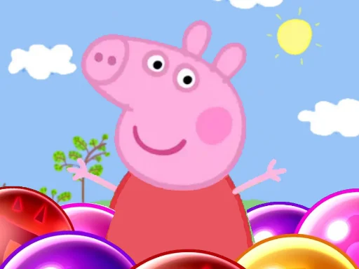Play peppa-pig-bubble - Free Online Game