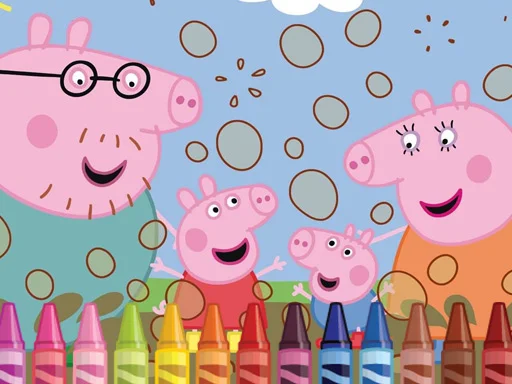 Play Peppa Pig Coloring - Free Online Game