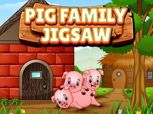 Play pig-family-jigsaw - Free Online Game