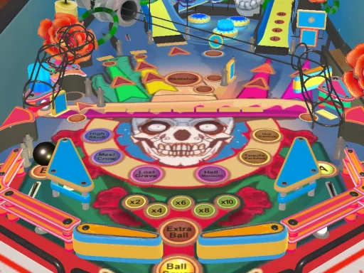 Pinball simulator Day of the Dead - Play Free Game
