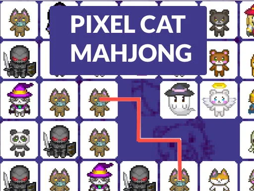 Pixel cat mahjong - Play Free Game