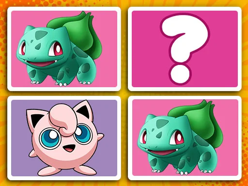 Poke World Find-Pairs - Play Free Game