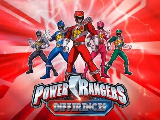 Play power-rangers-differences - Free Online Game