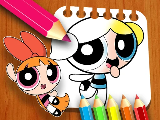 Powerpuff Girls Coloring Book - Play Free Game
